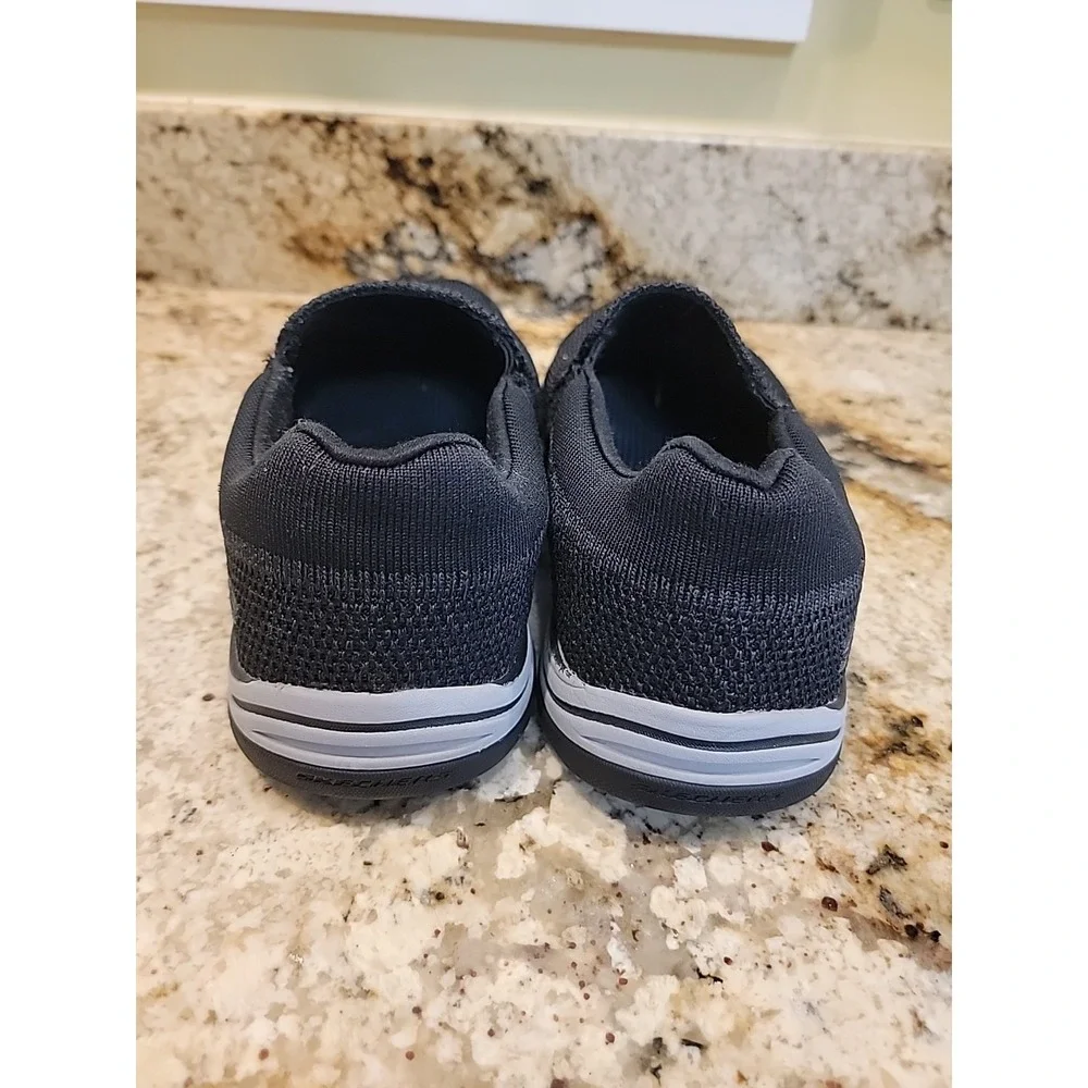 Skechers Men's Expected Gomel Slip-on Loafers Black Sneaker Shoes Size 10.5 US